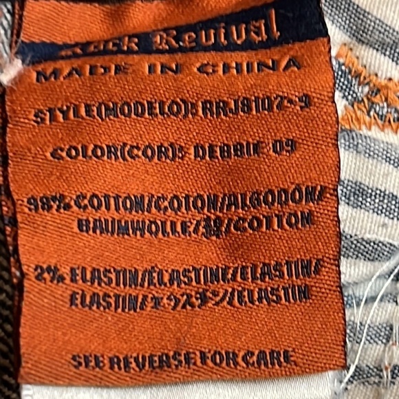 Rock Revival Debbie skinny distressed jeans size 25 - Picture 10 of 13